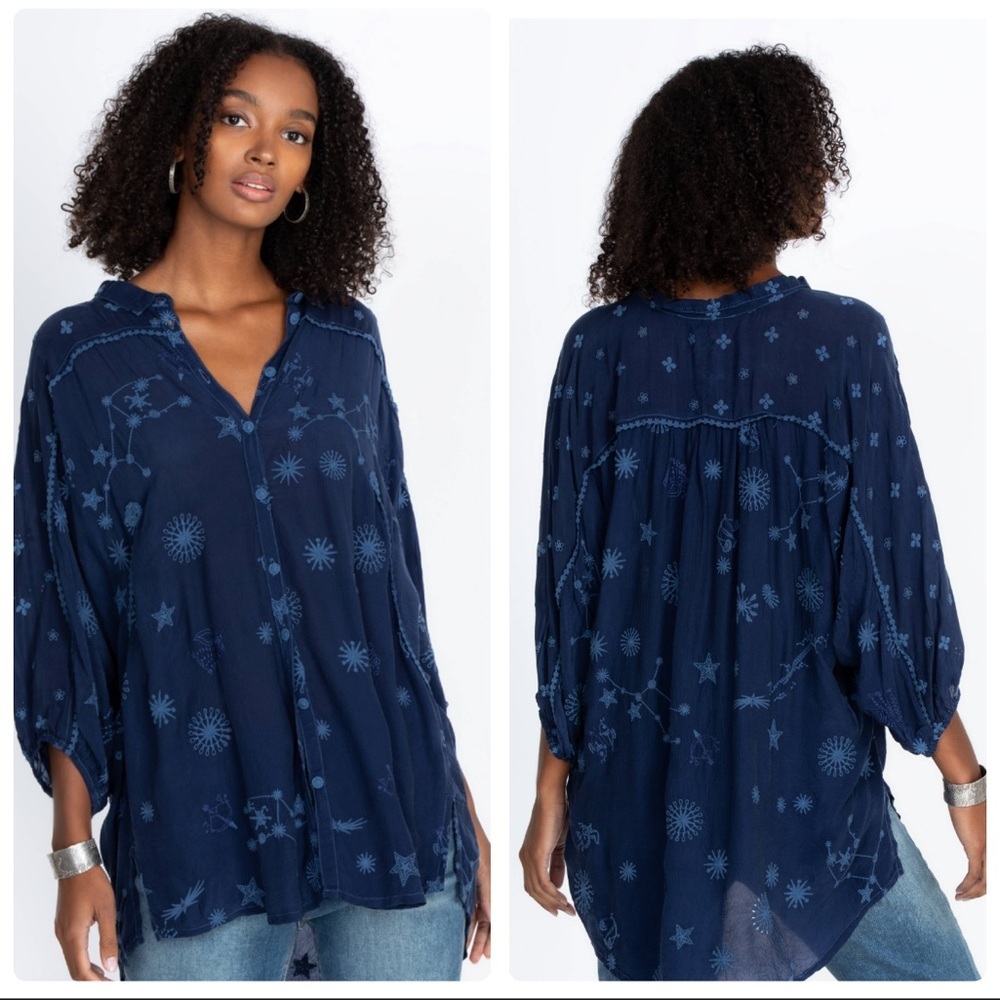 Johnny Was Celestin Ceres Tunic Size Small‎